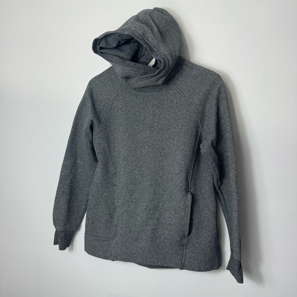 Lululemon Gray Hooded top size 6 2055 US $34.00